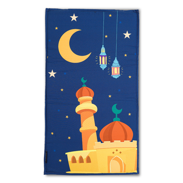 The Linen Company Accessories 50x90 Moon and stars kids prayer mat